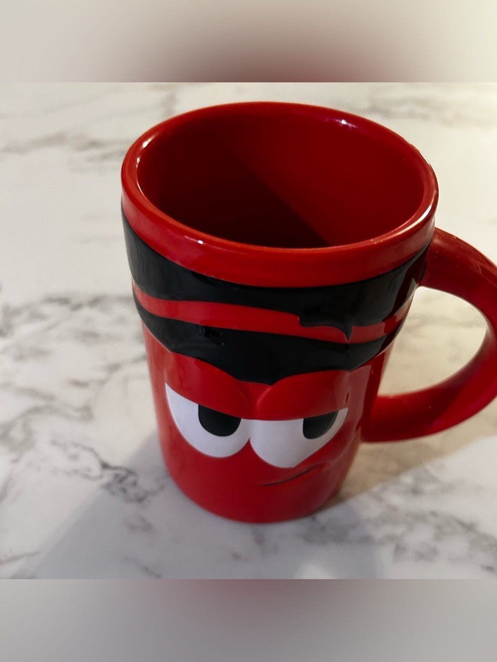 Crayola Radical Red Ceramic Mug with Black Accent